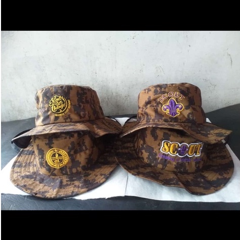 topi rimba scout loreng pramuka
