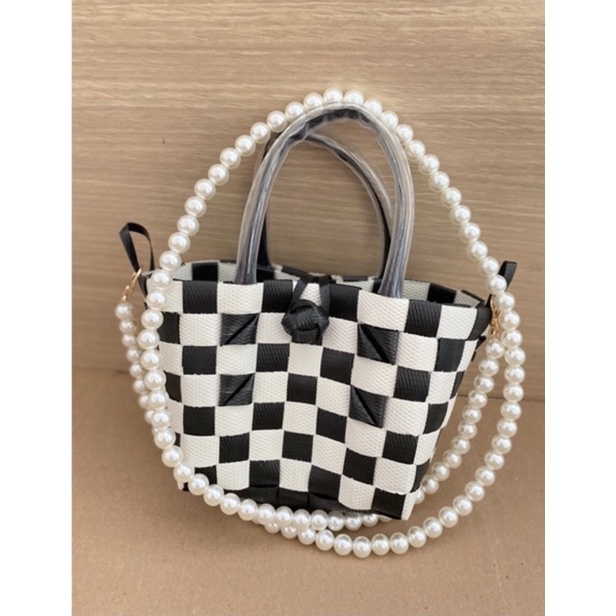 myla bag pearl strap
