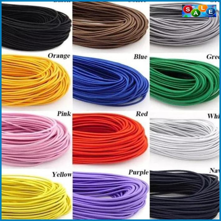 

✅Baru tali karet elastis kwaliatas super 2mm rollan ⭐⭐⭐⭐⭐