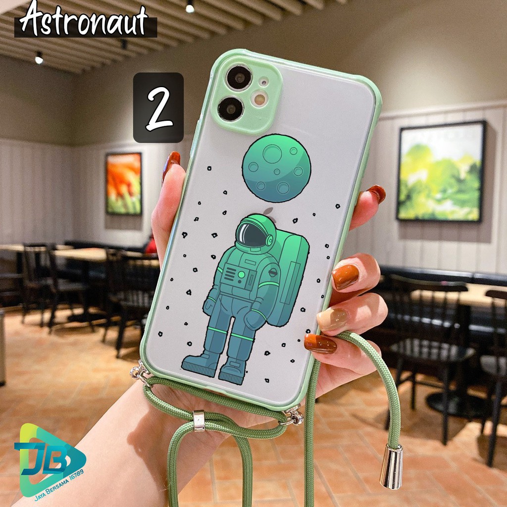 Softcase Slingcase Lanyard Choice ASTRONOT Samsung S10 S20 Note 10 20 M80s M51 Pro Plus Ultra JB3172