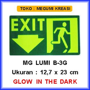 

Lumi Signboard (Glow in the dark) B-3G