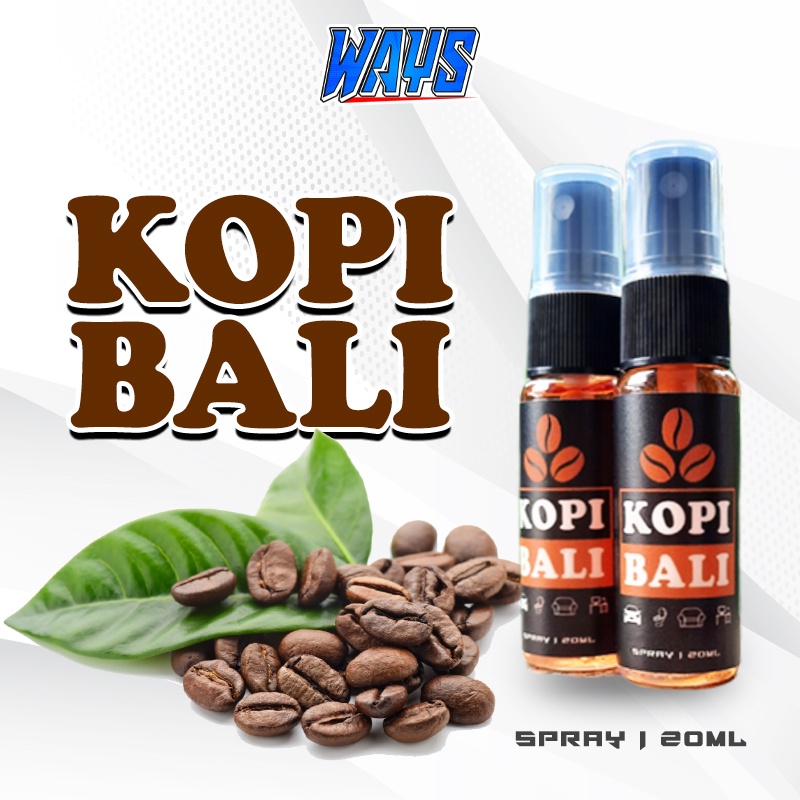 [Z183] 20ml Parfum Kopi Bali Spray Botol Semprot Pengharum Pewangi Mobil Helm Jaket Kipas AC Lemari Ruangan