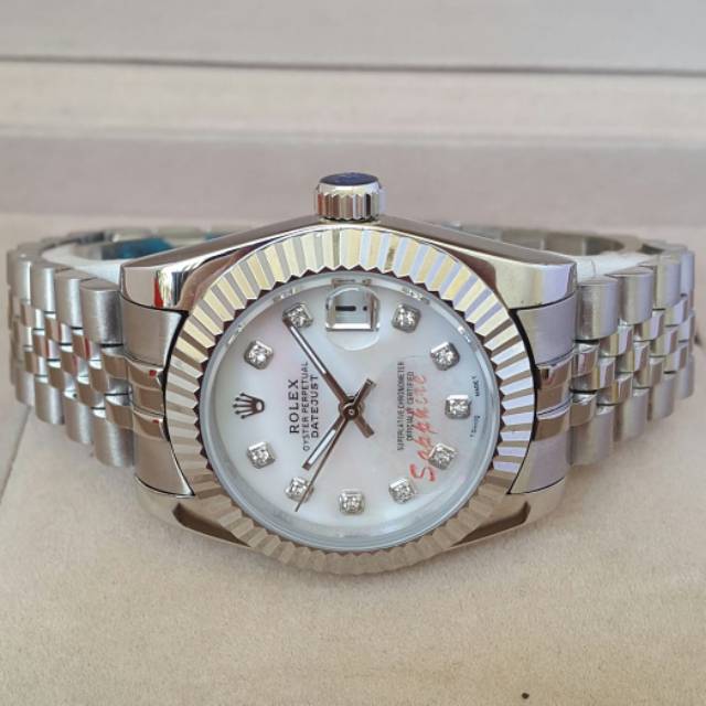 Jam tangan Rolex Datejust kaca safir