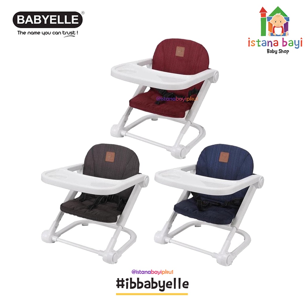 Baby Elle Booster Seat Foldable &amp; Easy Carry BE-906 - Kursi Makan Bayi