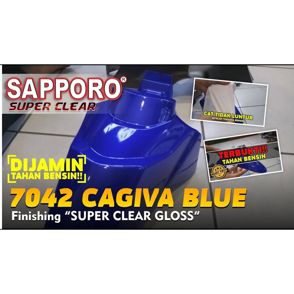 Cat Semprot Sapporo Spray 7042 Caviga Blue / Pylox / Pilox