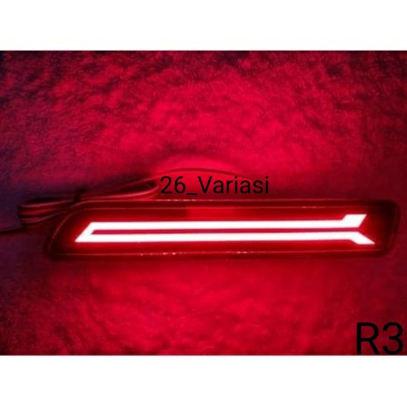 ERTIGA Lampu Reflector Bumper Belakang LED Mata Kucing SUZUKI ERTIGA / ALL NEW ERTIGA 2013-2022