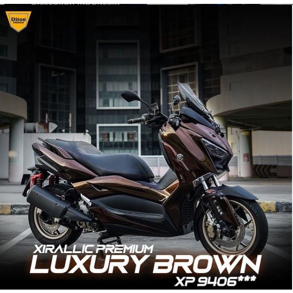 Pilox Diton Premium Xirallic Luxury Brown XP9406 XP 9406  400ml Warna Coklat Siralik Siralic Sepeda Motor Mobil Velg Mesin Bodi