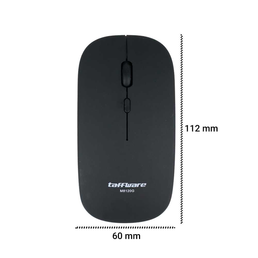 Taffware Mouse Bluetooth 5.2 Rechargeable - M8120G ( Al-Yusi )