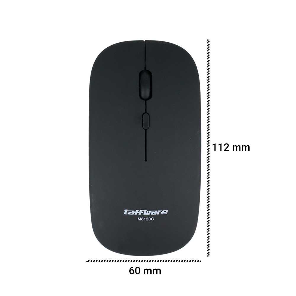 Taffware Mouse Bluetooth 5.2 Rechargeable Wireles Mouse High Precision