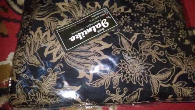 Gamis Batik Modern Murah Katun Halus Kombinasi Truntum, Ori Batik Aksara Pekalongan Big Size Jumbo