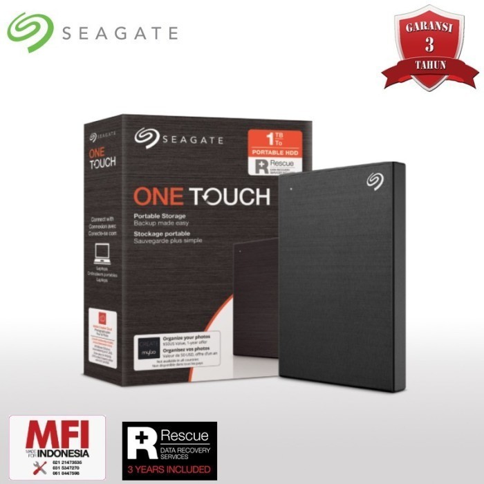 Seagate One Touch HDD / Hardisk Eksternal 1TB ORIGINAL