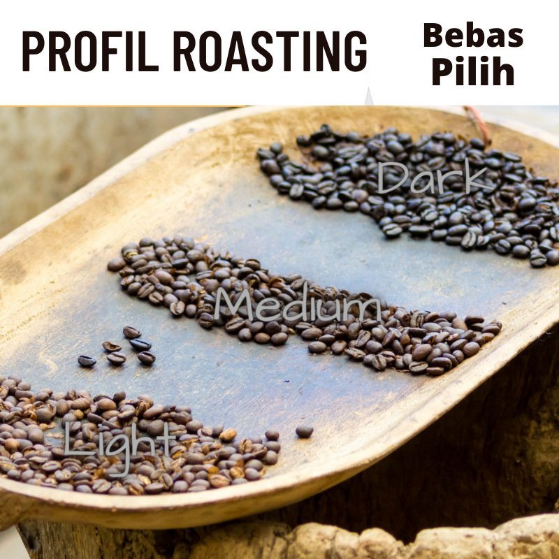 Kopi Robusta 1Kg - Pilih Roastbean atau Bubuk