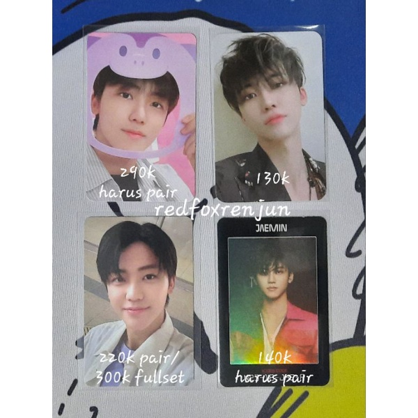 (BACA DESC) PC Jaemin pinkfong dino, ac card acc, minibag, keyring hs hot sauce