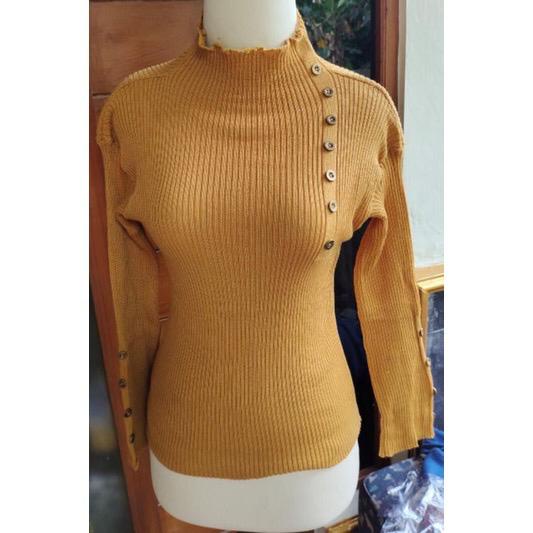 Turtleneck Knit Rajut Premium/ Sweater Rajut Knit/Sweater Rajut Premium/