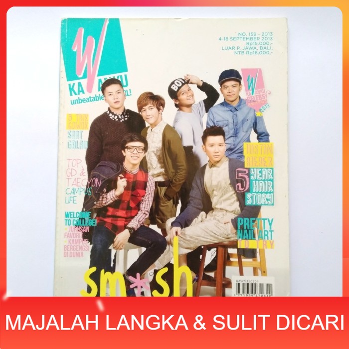 Majalah KAWANKU No.159 Sep 2013 Cover SMASH Langka