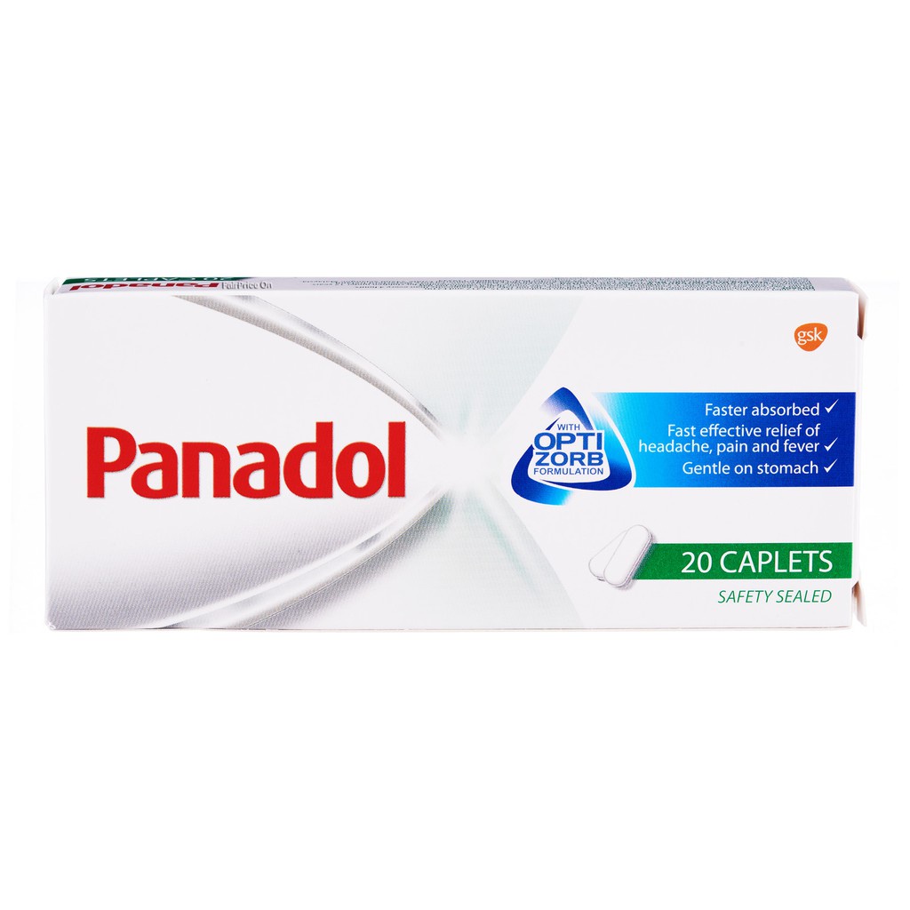 Panadol with Optizorb (20 caplets) SINGAPORE