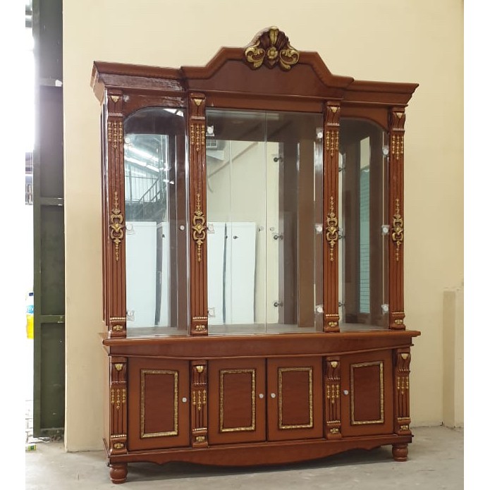 Bupet Pajangan Rak Pajangan Lemari Pajangan Nigella 4 Pintu