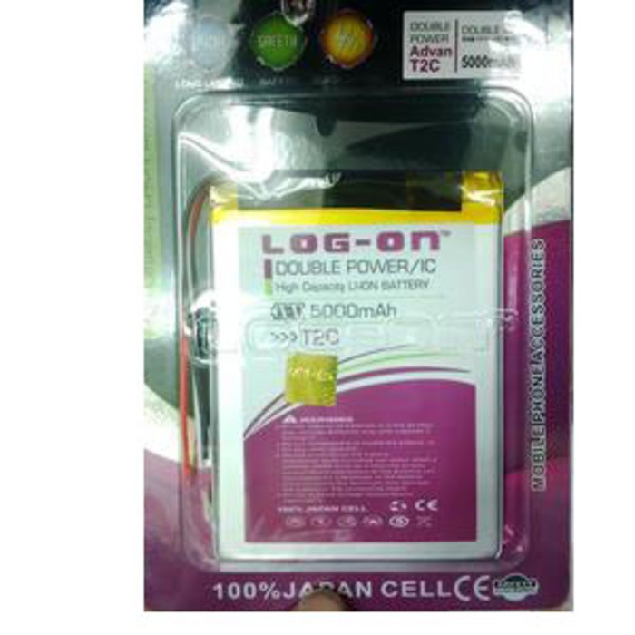 LOG ON BATERAI ADVAN TABLET T2C 3