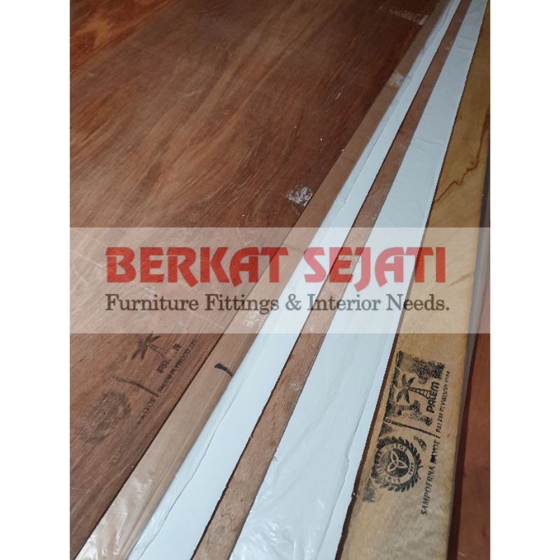 Plywood Multiplek Triplek Melamin 3mm 1 Muka PUTIH GLOSS GLOSSY Melaminto 3 mm