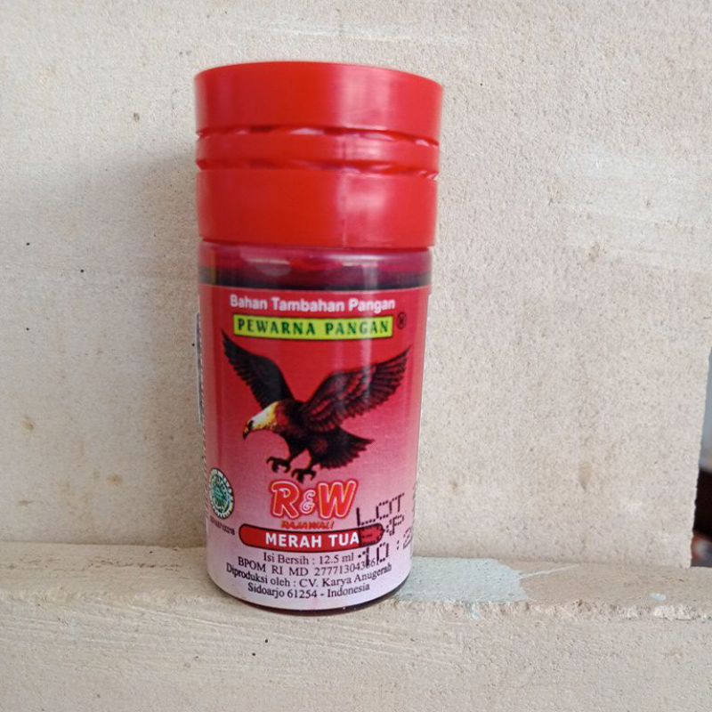 

RW Pewarna Pangan 12,5ml Merah Tua