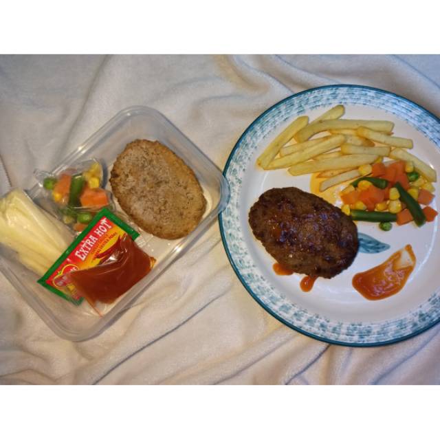 

Patty Steak / steak sapi / steak patties / Frozen food / steak kekinian / steak murah