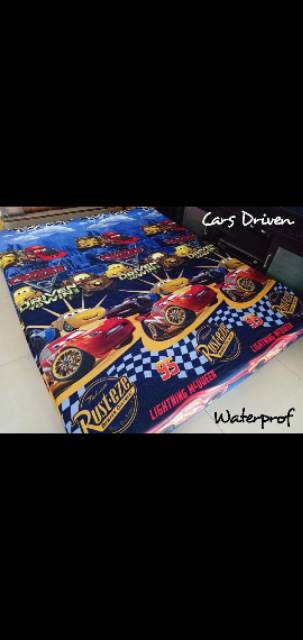 Sprei waterprof doraemon cars hellokity