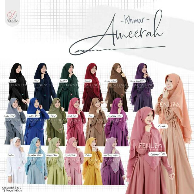 Khimar Ameerah Fenuza / Khimar Syari