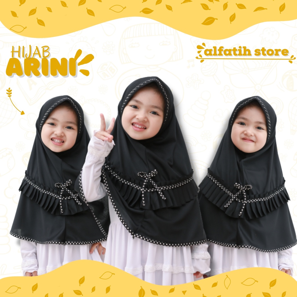 hijab anak arini kids Jilbab anak bagus lucu murah hijab anak tanggung kerudung anak termurah usia 5-8tahun hijab jersey Jilbab Anak Arini hijab anak terlaris