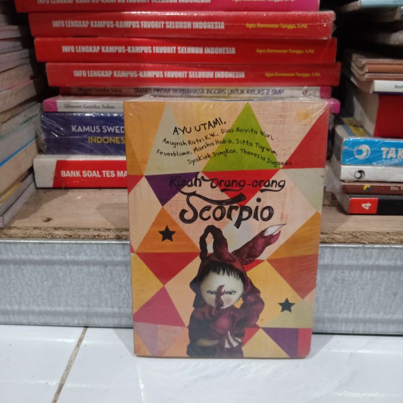 obral buku murah Novel best seller // remaja // wattpad // fantasi // sastra // fiksi // non fiksi part 30-Orang Scorpio 33