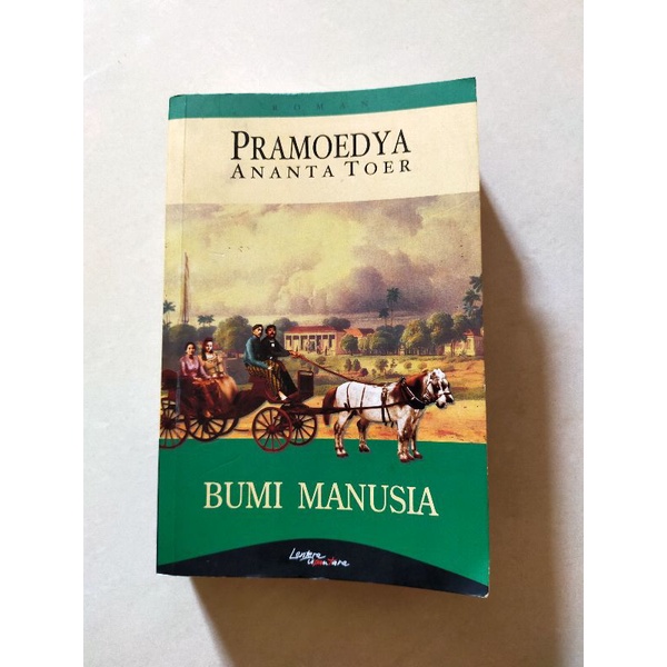 Novel Bumi Manusia, Pramoedya Ananta Toer. (BEKAS)