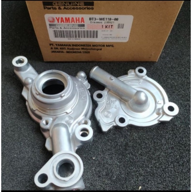 TUTUP COVER SET WATER PUMP NMAX VIXION R ASLI ORI YAMAHA BT3 WE118 00