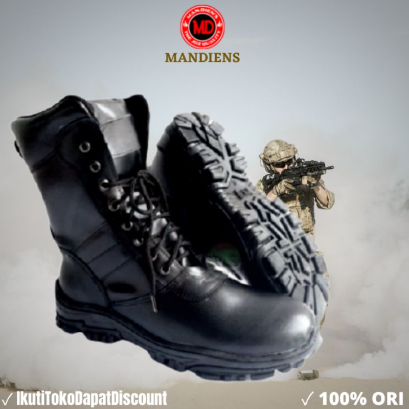 Mandiens - Sepatu Pdl Model Jatah TNI POLRI Model Boot PDL TNI.S