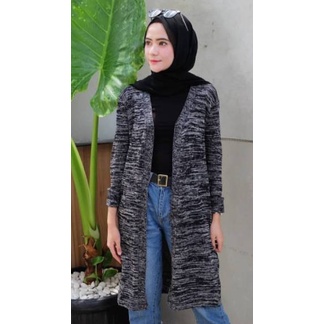 outwear wanita - LONG CARDY - long twist - cardigan panjang