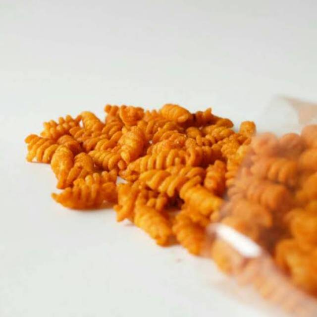 Makaroni Spiral Pedas Super, Pedas Manis dan Barbeque (500gr)