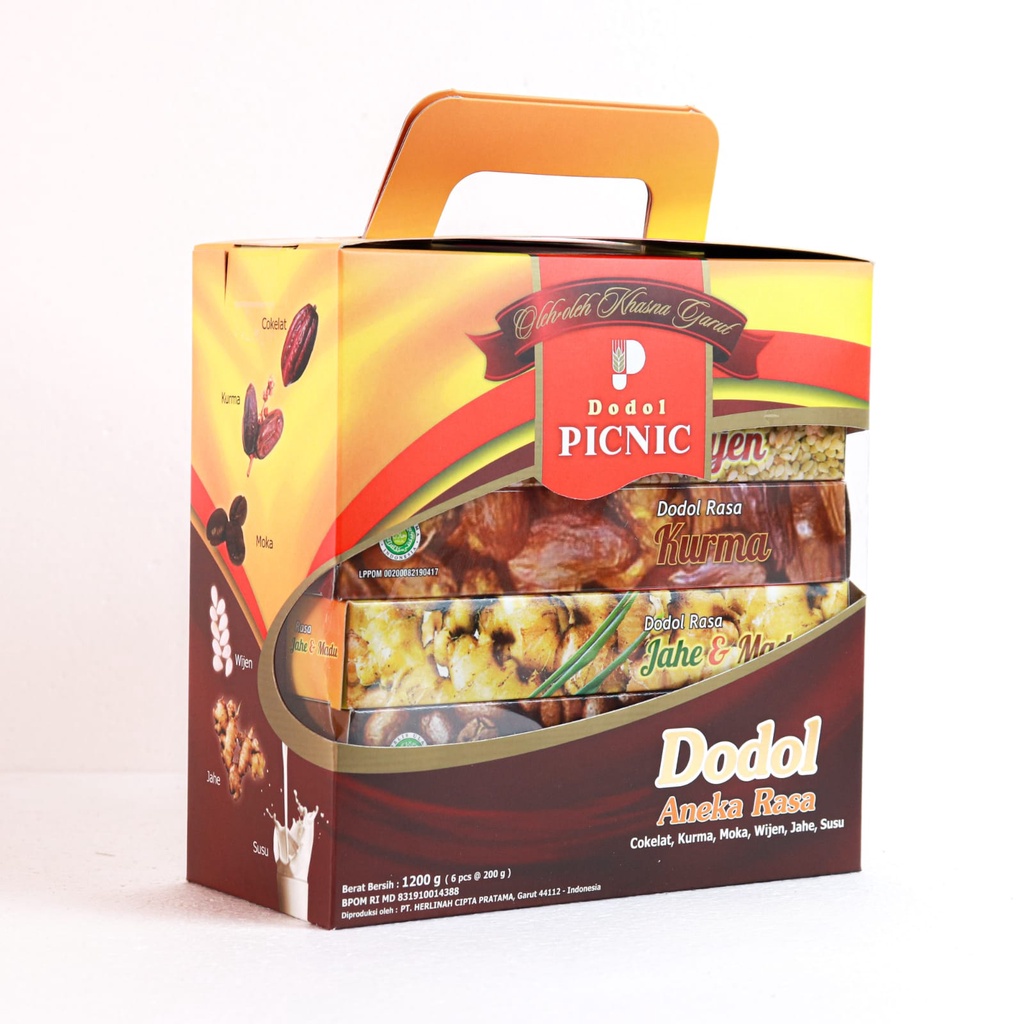 

Dodol PICNIC Special Gift Aneka Rasa 1200 gram