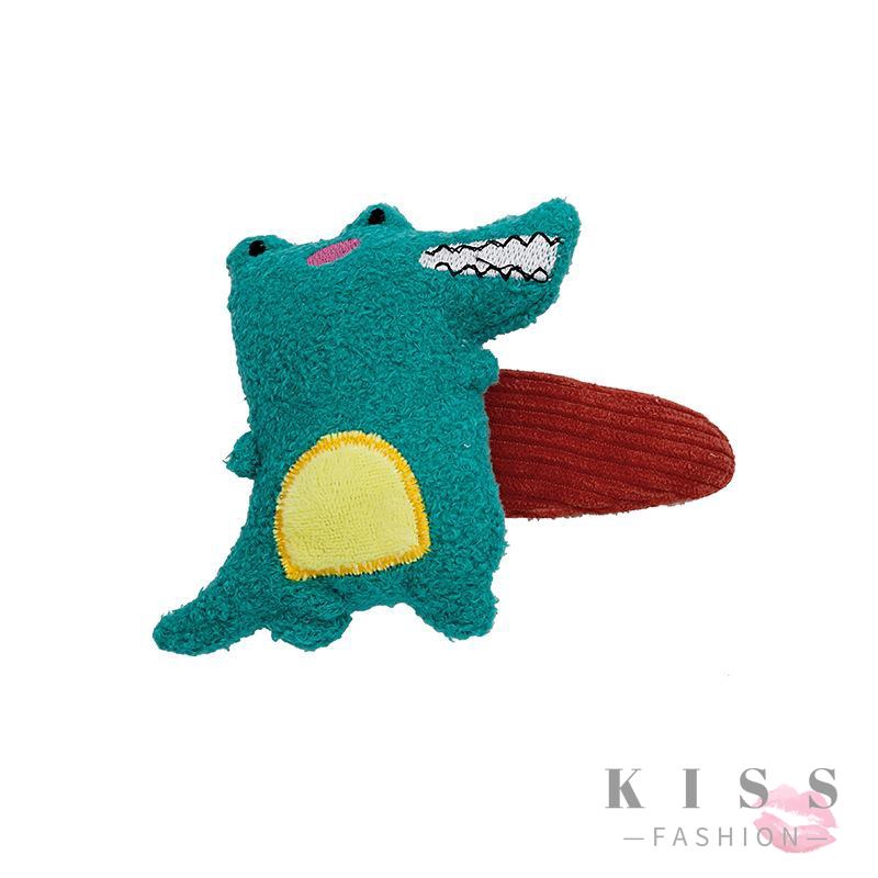 Jepit Rambut Bentuk Dinosaurus Bahan Plush Gaya Korea Jepit Rambut Bentuk Dinosaurus Bahan Plush Gaya Korea