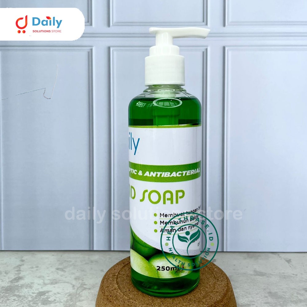 SABUN CUCI TANGAN HAND SOAP DAILY 250ML PUMP ANTIBACTERIAL