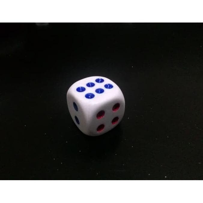 Dadu Mainan PVC Dice Board games Dot Domino Kartu Uno 18mm x 1.8cm