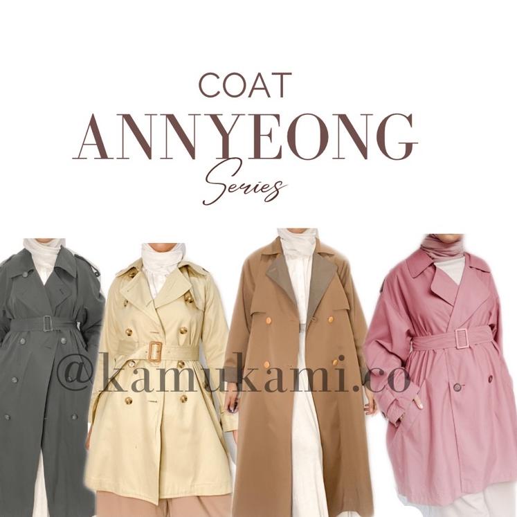 Coat Katun Korea - Annyeong Series {GNB.02Jl22ᴱ}