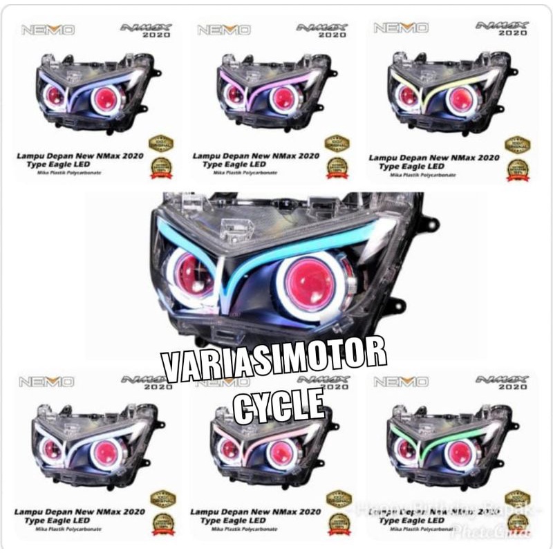 LAMPU PROJIE HID ALL NEW NMAX SMART PHONE HP MODEL EAGLE LED ORIGINAL JPA NEMO