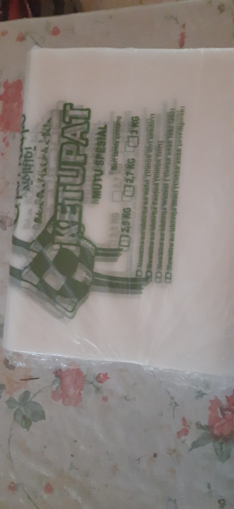 Plastik Beras Zakat Ketupat 3 Kg