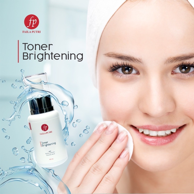 FAILA PUTRI TONER BRIGHTENING With Alpha Arbutin / toner pemutih FP BPOM