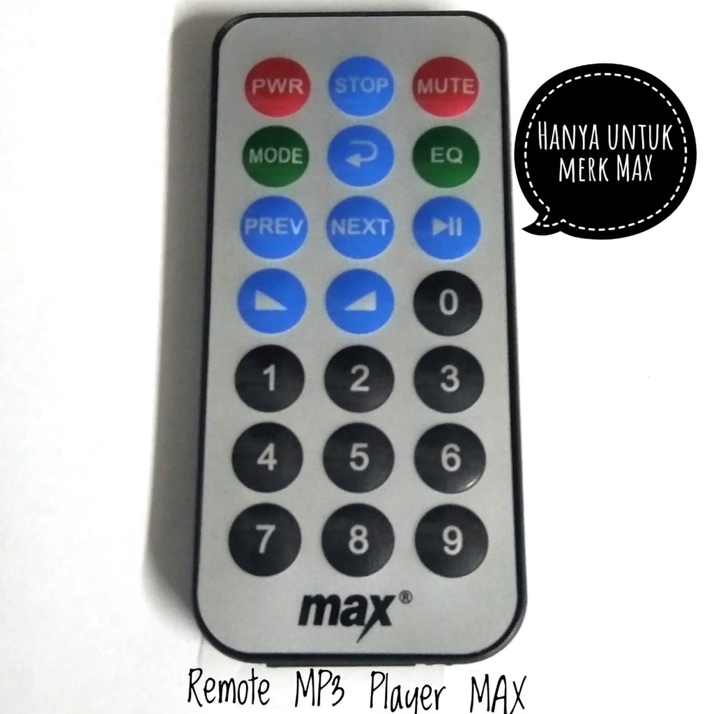 REMOTE MP3 PLAYER MAX