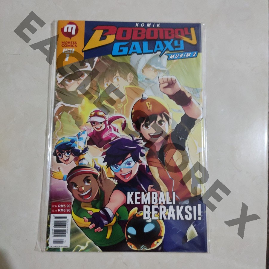 Komik Boboiboy Galaxy Musim 2 : Isu 1 "Kembali Beraksi"