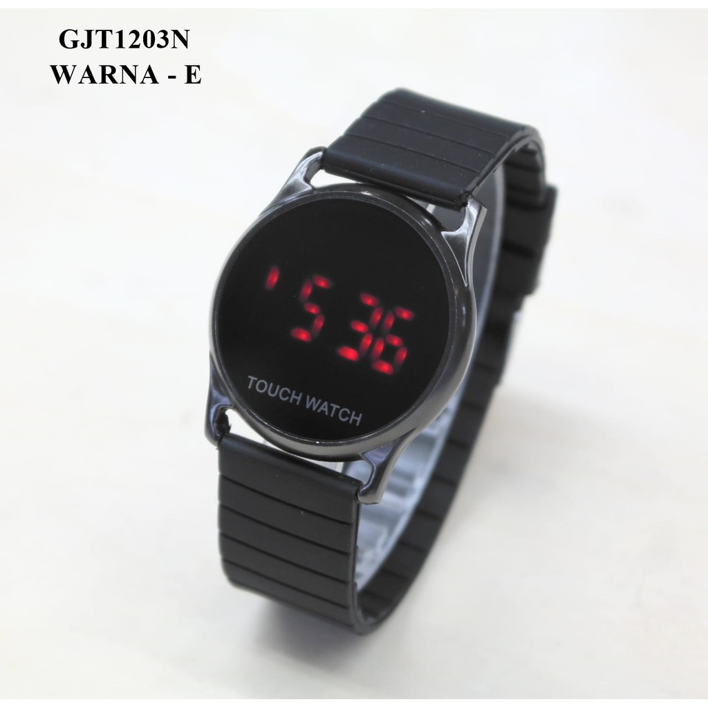 JAM TANGAN WANITA / JAM TANGAN / IPHONE LED / IPHONE TOUCH SCREEN / IPHONE RUBBER / GJT1203N
