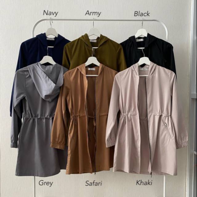 Jaket Parka Geulis Black L