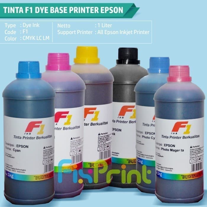 Tinta Refill F1 Dye Base 1 Liter Printer Canon FSB1076