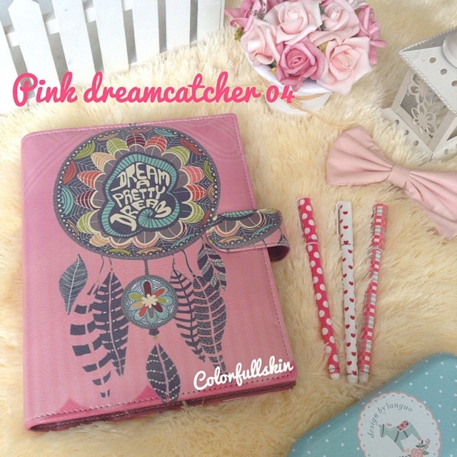 

Binder Pink dreamcatcher 04
