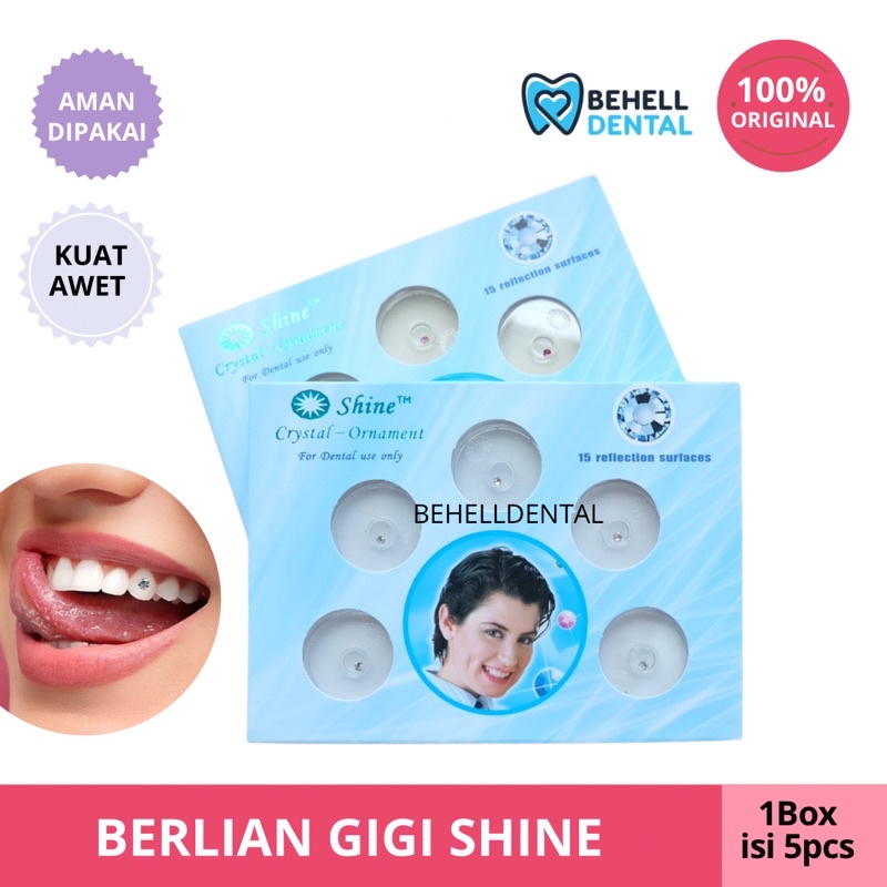 BERLIAN PERMATA DIAMON GIGI SHINE MENGKILAP / DENTAL DIAMOND Warna Warni Bening / TOOTH TEETH / BEHELLDENTAL ASLI ORIGINAL