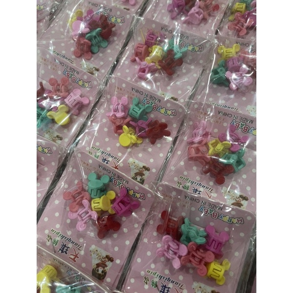 Jepitan Poni Aksesoris Rambut Anak Lucu Colorful ISI 6pcs